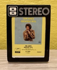 Tom Jones Greatest Hits Pop R&B 8 Track Tape Vintage  1973 London Records Parrot comprar usado  Enviando para Brazil