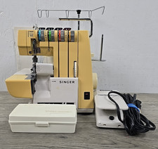 Máquina de costura Singer Ultralock 14U64A Overstitch Serger 4 fios com pedal testado, usado comprar usado  Enviando para Brazil