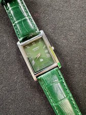 Relógio de pulso masculino VERDE vintage Seiko quartzo fino - (FRETE GRÁTIS) comprar usado  Enviando para Brazil