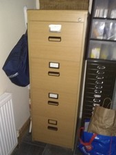 Wooden filing cabinet. for sale  ABERTILLERY