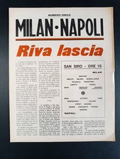Rivista milan napoli usato  Italia