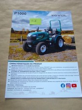 Brochure publicité tracteur d'occasion  Gannat