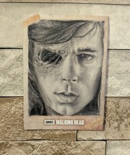 Walking dead sketchcard for sale  SHREWSBURY