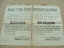 Manifesto comando corpo usato  Santena