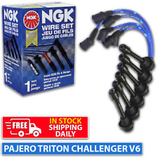 Conjunto de cabos de chumbo vela de ignição NGK para Pajero Triton Challenger 6G72 6G74 3.0 3.5L V6 comprar usado  Enviando para Brazil