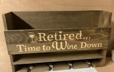 Rustic wine rack for sale  Loudon