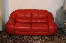 Bretz rote ledercouch gebraucht kaufen  Deutschland