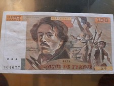 Billet 100 francs d'occasion Billet 100 francs d'occasion  Sartrouville