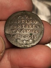 Mezzo baiocco 1802 usato  Roma