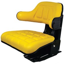 Assento de vinil amarelo trator UNIVERSAL compatível com John Deere 1020 2755 2940 2955 300 lb comprar usado  Enviando para Brazil