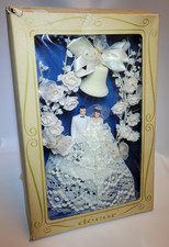 Decoração de bolo de casamento vintage giz caixa de noivos borboletas base de sino comprar usado  Enviando para Brazil