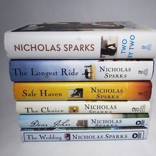 Lot of 6 Nicholas Sparks HC Books Choice Dear John  Wedding Two by Two Safe Havn, usado comprar usado  Enviando para Brazil