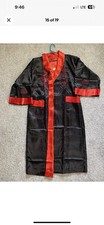 Usado, Jaqueta estilo quimono roupão vermelho preto reversível cetim dragão fumar japonesa G-XL comprar usado Usado, Jaqueta estilo quimono roupão vermelho preto reversível cetim dragão fumar japonesa G-XL comprar usado  Enviando para Brazil