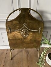 Edwardian brass fire for sale  THIRSK