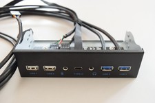 Painel frontal MZHOU USB 3.1 tipo C -2 USB3.0 - 2 hub USB2.0 + áudio HD 3.5mm - 2025 comprar usado  Enviando para Brazil