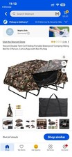 Camoflage cot tent for sale  Beverly Hills