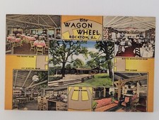 Cartão postal The Wagon Wheel Restaurant Rockton Illinois, usado comprar usado Cartão postal The Wagon Wheel Restaurant Rockton Illinois, usado comprar usado  Enviando para Brazil