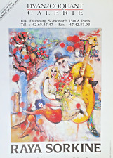 Raya sorkine poster d'occasion  Vanves