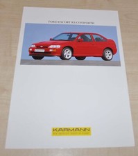 Broszura Karmann Ford Escort RS Cosworth na sprzedaż  PL