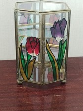 Vintage hexagonal glass for sale  LONDON