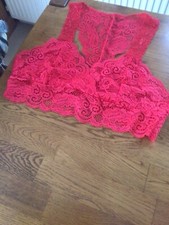 New red lace for sale  ASHFORD