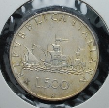Moneta argento 500 usato  Italia
