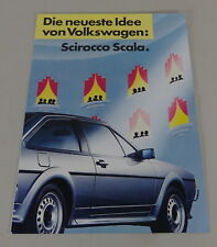 Prospekt broschüre scirocco gebraucht kaufen  Jever
