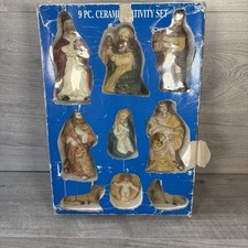 Vintage christmas nativity for sale  SPALDING