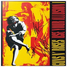 GUNS'N'ROSES Use Your Illusion LP TOTALMENTE ASSINADO AUTOGRAFADO por Axl Slash Duff comprar usado  Enviando para Brazil