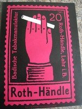 ROTH-HANDLE BADISCHE TABAKMANUFAKTUR CIGARROS 1980 ANÚNCIO ARQUIVO A4 44 comprar usado  Enviando para Brazil