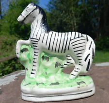 19c staffordshire zebra for sale  USK