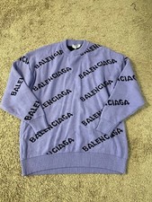 Balenciaga logo cotton for sale  Kansas City