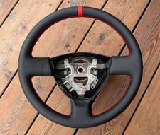 Volante de couro novo Honda Civic 2001-2005 OEM preto listra vermelha comprar usado  Enviando para Brazil