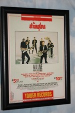 Stranglers framed live for sale  BLACKWOOD