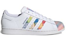 Tênis Adidas Original Superstar Branco Multicolorido Masculino Tamanho 9.5 GX2717, usado comprar usado  Enviando para Brazil