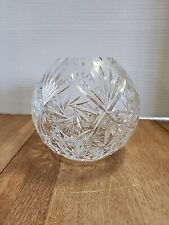 Crystal rose bowl for sale  Huggins