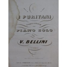 Bellini vincenzo puritani d'occasion  Blois