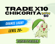 Chikorita Pokémon GO - Trade Chikorita x10 - Chance Lucky - Pré Meganium comprar usado  Enviando para Brazil