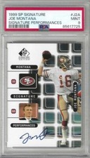 1999 SP Signature JOE MONTANA 49ers Signature Performances autógrafo PSA 9 Estado perfeito, usado comprar usado  Enviando para Brazil
