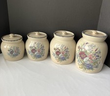 Antigo Conjunto de Vasilha de Cozinha de Grés 2003 Casa e Jardim Festa Floral (Esplendor) comprar usado  Enviando para Brazil