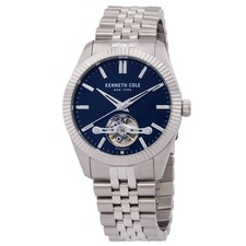 Relógio masculino Kenneth Cole New York automático mostrador azul KCWGY0064801 comprar usado  Enviando para Brazil