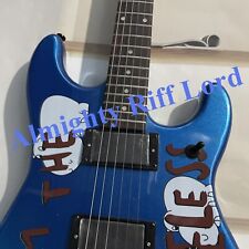 Usado, Guitarra elétrica personalizada Tom Morello Arm The Homeless metal azul cópia captadores EMG comprar usado  Enviando para Brazil