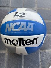 Couro composto fundido L2 NCAA IVU-N tamanho oficial peso vôlei azul cinza comprar usado  Enviando para Brazil