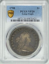 1798 pcgs vf20 for sale  Harrisburg
