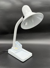 Lampe de Bureau Made in Italy Blanc Années 80 - Vintage Luminaire comprar usado  Enviando para Brazil