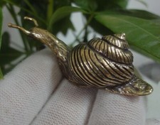 Estátua de caracol de bronze maciço envelhecido com dois chifres para decoração de jardim em casa comprar usado  Enviando para Brazil