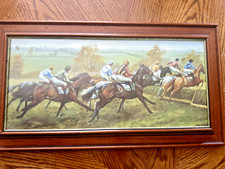 Framed horse racing for sale  BOURNEMOUTH