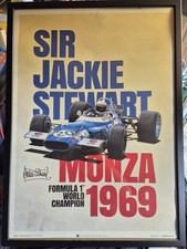 Signed jackie stewart for sale  BONNYRIGG