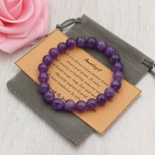 Amethyst bracelet stretch for sale  DOVER