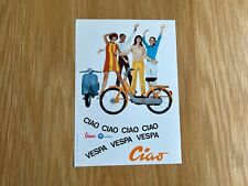 Vespa advertising sheet for sale  BRIDGWATER